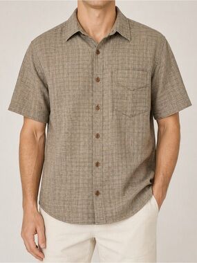 Patagonia Men’s Organic Cotton Hemp Plaid Button Shirt